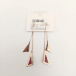 Red & Gold Radiance Earrings - Image 2