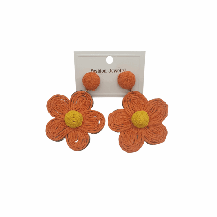 NEFERU Sunset Flower Earrings - Image 2