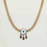 NEFERU Gold Evil Eye Choker - Image 2