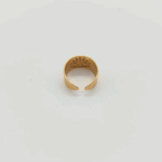 NEFERU Chunky Gold Evil Eye Ring - Image 3