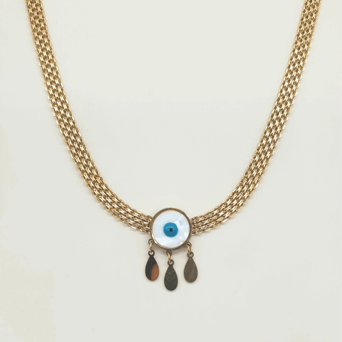 NEFERU Gold Evil Eye Choker - Image 2